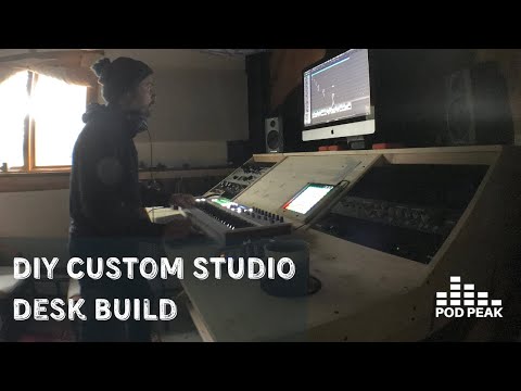 DIY Studio Desk Build (Standing Desk)