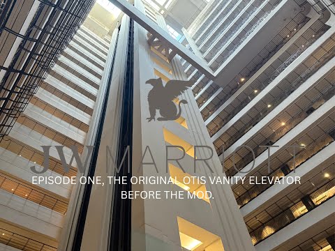 BEFORE THE MOD! OTIS Vanity Traction Elevator JW Marriott Union Square - San Francisco, CA