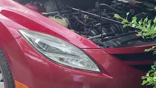 Mazda6 O2 Oxygen sensor locations 2009, 2010, 2011 2.5L i4