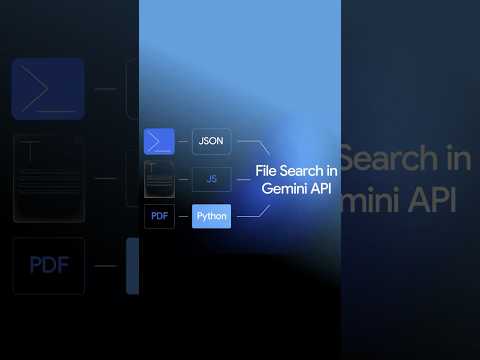 Gemini File Search API: Quick Start in Python #gemini #ai #llm #api thumbnail