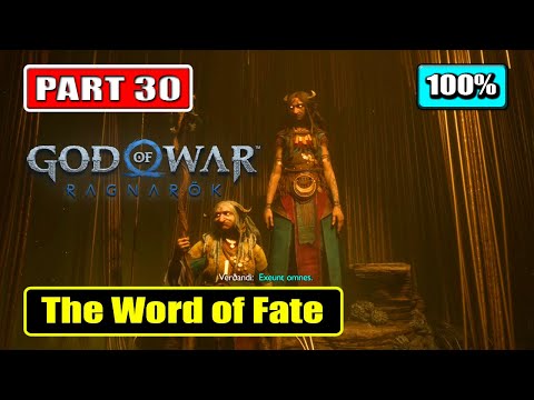 God of War Ragnarök 100% Walkthrough Part 30 | The Word of Fate