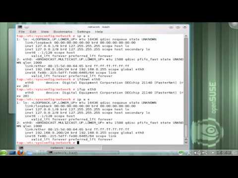 Learning Linux: Lesson 3 Configure the network and learn a little BASH history