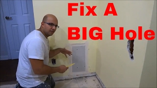 How To Fix A BIG Hole In The Wall