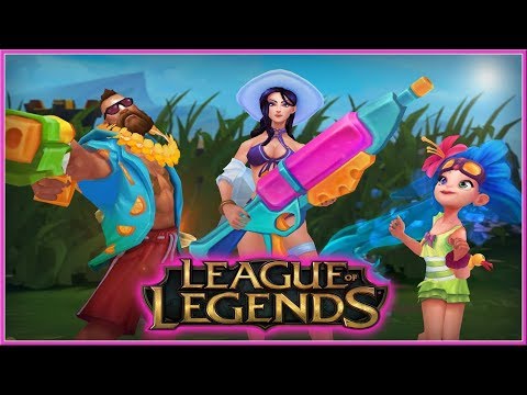 LEAGUE OF LEGENDS - NEW Unwind From The Grind EVENT Pool Party Trailer (2018) HD