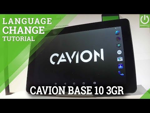 How to Change Language in CAVION Base 10 3GR - Language Settings