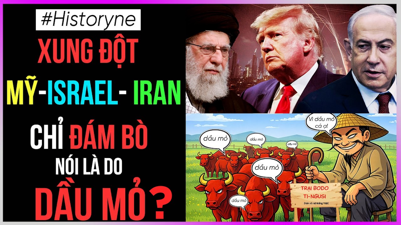 Xung đột Mỹ Iran Israel: Dầu mỏ đâu phải nguyên nhân? [Dưa Leo DBTT]