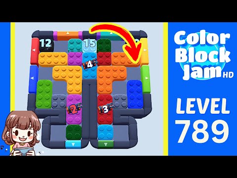 Color Block Jam Level 789 Solution Walkthrough