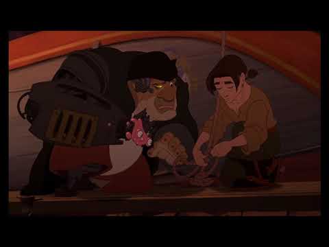 Treasure Planet - Silver leaves (scene).