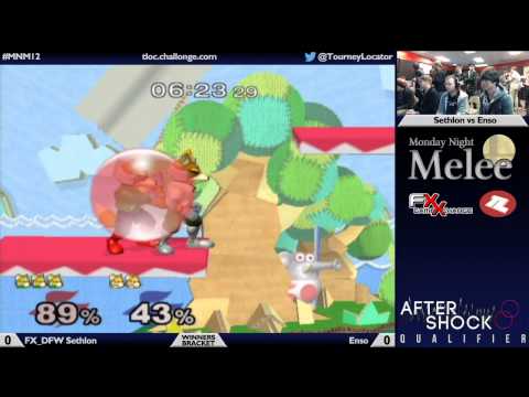 MNM 12 Melee - FX_DFW Sethlon (Green Fox) vs Enso (Normal Fox, Falco) - Winners Bracket