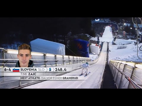 Timi Zajc (fall/crash/Sturz) - 161,5m - Willingen 2023 - deutsch (Bartels/Hannawald)