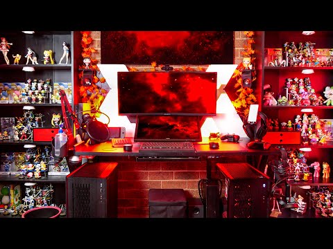 Michael's Red & Black Twitch Streaming Setup - Setup Breakdown