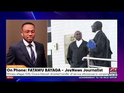 Witness testifies on the alleged role of former National Service official in fund transfers