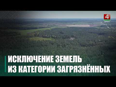 Более 1 300 га земель исключены из категории радиоактивно опасных на Гомельщине