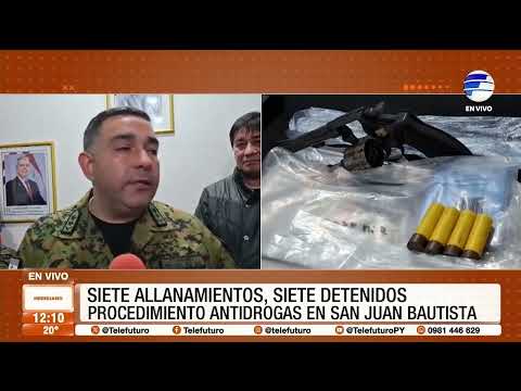 Siete detenidos tras allanamientos en Misiones
