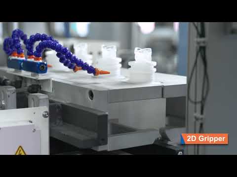 FKI All Electric Blow Moulding Machine, Quad Head, Double Station, for 300cc/500cc Bottle 1400bph