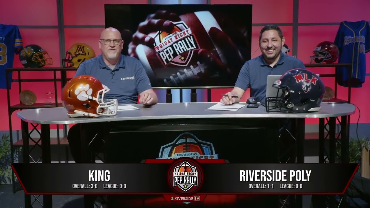 Friday Night "Pep Rally" recaps weekly Riverside High School Football
