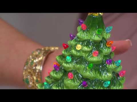 Winter Lane Classic Ceramic Musical Christmas Tree 7 18 17 Leslie Machado