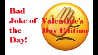 My wife was upset when I didn't buy her flowers | Valentine's Day Bad Joke of the Day