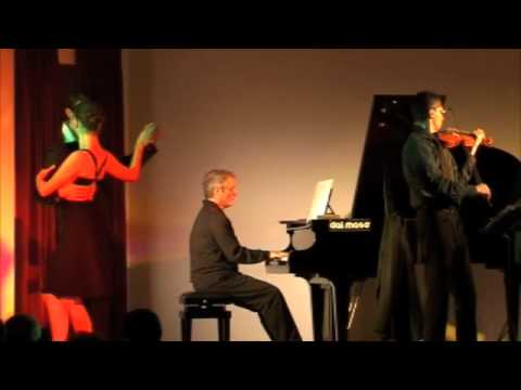 Federico Farfaro Liesl Bourke impro with Flores de l'alma Italian Trio