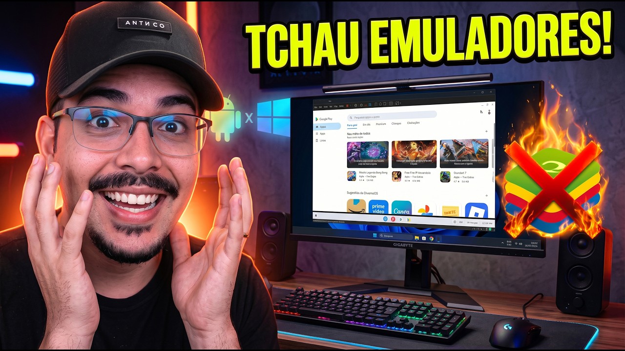 Android no Windows 11 SEM EMULADOR E WSA! Muito Mais Rápido!