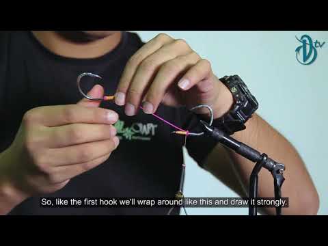 DevilCraft Fishing TV #09 - How to make Twin Assist Hook for Jigging