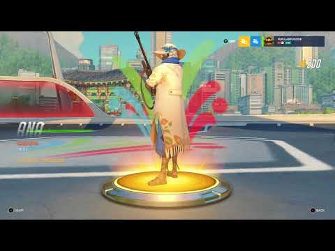 Unlocking The Legendary Cabana Ana Skin In Overwatch