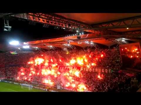 Racowisko przed meczem Legia - Steaua