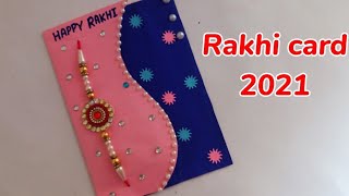 Raksha bandhan card at home / Diy Rakhi card/Raksha bandhan Greeting card /  for Raksha bandhan