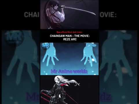 Chainsaw man |The movie Raza Arc official Hindi dub trailer #edit