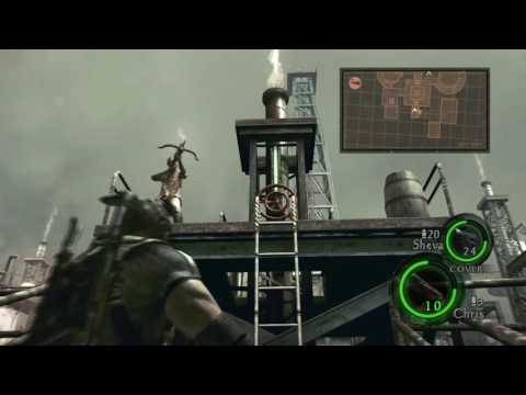 Resident Evil 5 Remastered playthrough pt15 - Oil Refinery Survival Guide