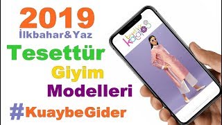 2019 İlkbahar Yaz Tesettür Giyim  #Hijab #tesettür #modanisa #dress  Kuaybe Gide