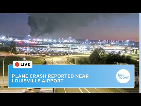 Watch live UPS plane crashes near Louisville airport updates