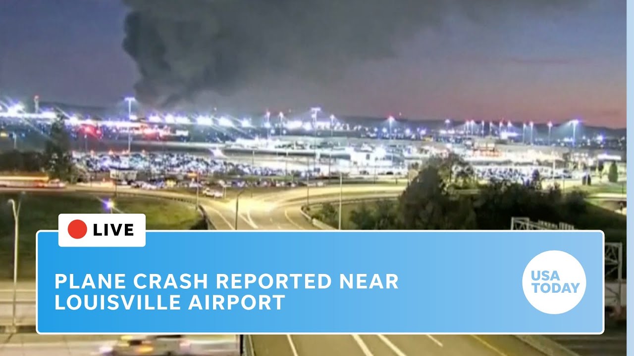 Watch live: UPS plane crashes near Louisville airport updates