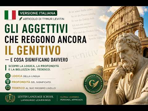 Adjectives That Still Govern the Genitive — and What They Really Mean | Video Lesson for Italian Speakers