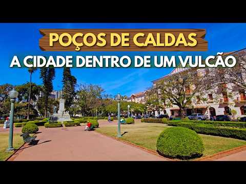 Poços de Caldas, MG: The city inside a volcano in southern Minas Gerais, near São Paulo.