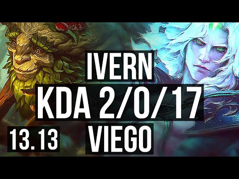 IVERN vs VIEGO (JNG) | 2/0/17, 3.6M mastery, Rank 7 Ivern, 1000+ games | NA Challenger | 13.13