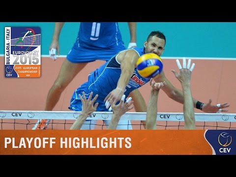 2015 Men's EuroVolley - Highlights Playoff round Italy vs Finland