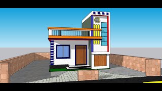 Download lagu 21 by 22 fit ghar ka naksha II 21 x 22 home design II 2 bhk house front elevation mp3