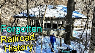 Abandoned Railroad History Hiding in The Woods - I FOUND SOMETHING Else!