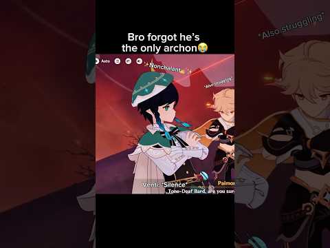 Venti the only archon😌✨ #paimon #venti #mualani #chasca #lumine #genshin