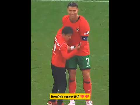 Respectful Ronaldo 💕❤️ #football #edit #ronaldo #soccer #skills #realmadrid ❤️❤️⚽😱