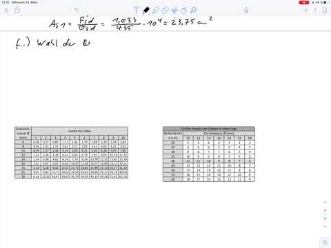 Massivbau 1 - Beispiel 2 Biegebemessung (Teil6)
