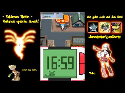 Let's Play Together Pokemon Platin [German] - #14 - Radfahrersmashing
