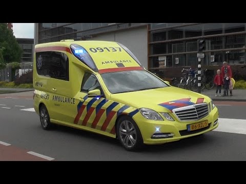 A1, E-Klasse Ambulance 09-137 in Amersfoort