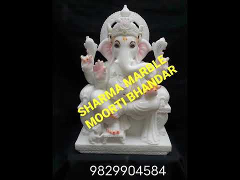 White Marble Ganesha Statue