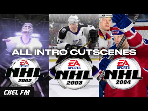 NHL 2002, NHL 2003, & NHL 2004 - ALL GAME INTRO CUTSCENES (HD)