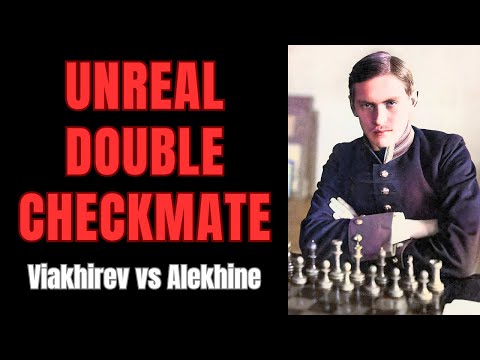 2 Brilliant Checkmates in 1 Game by 14-Year-Old Alekhine