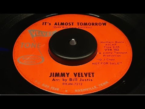 JIMMY VELVET - IT'S ALMOST TOMORROW (1965)