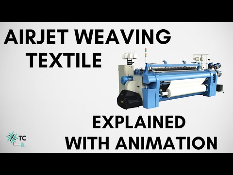 Airjet Weaving Explained | Shuttleless Weaving | Fabric Manufacturing | TexConnect