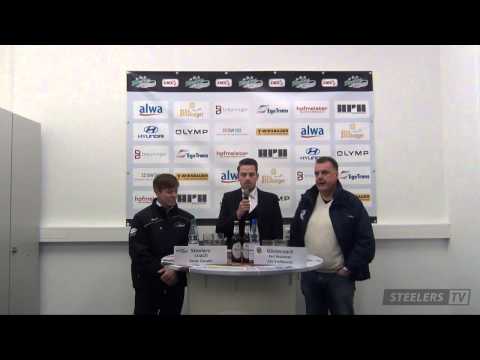 *Pressekonferenz* Bietigheim Steelers vs. ESV Kaufbeuren (06.12.2014)